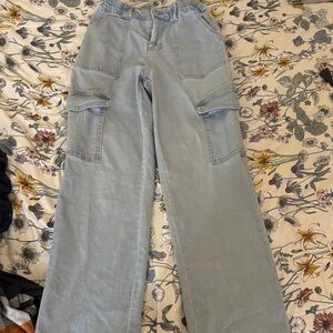 No Boundaries Light Blue Straight Leg Jeans